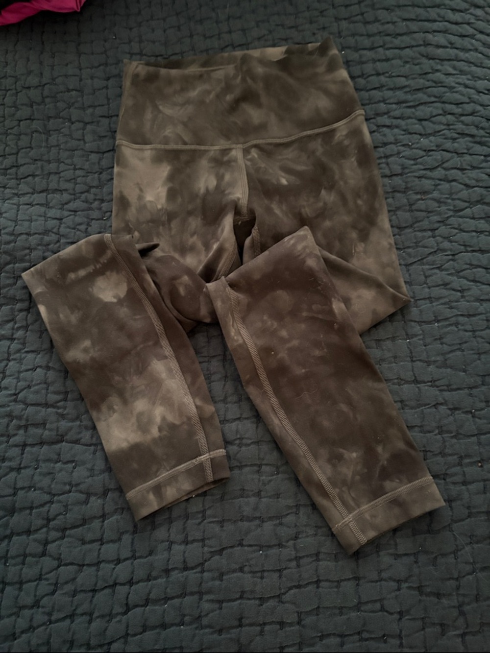 lululemon Tie-Dye High-Rise Leggings Lulu Size 4 / wunder under / 25 inseam